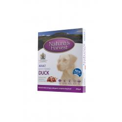 Nature's Harvest Original Duck and Brown Rice Trays for Dogs - 10x395g